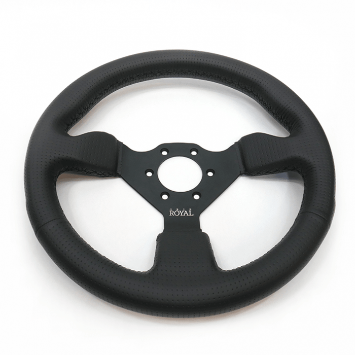 Grip Royal Spade 330mm Deep Dish Steering Wheel w/ Perforated Leather Grip - GRSW - SPD - P - Subimods.com