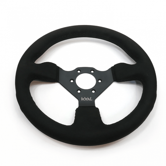 Grip Royal Spade 330mm Deep Dish Steering Wheel w/ Suede Grip - GRSW - SPD - S - Subimods.com