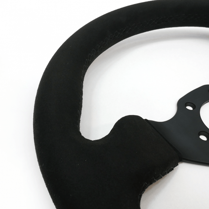Grip Royal Spade 330mm Deep Dish Steering Wheel w/ Suede Grip - GRSW - SPD - S - Subimods.com