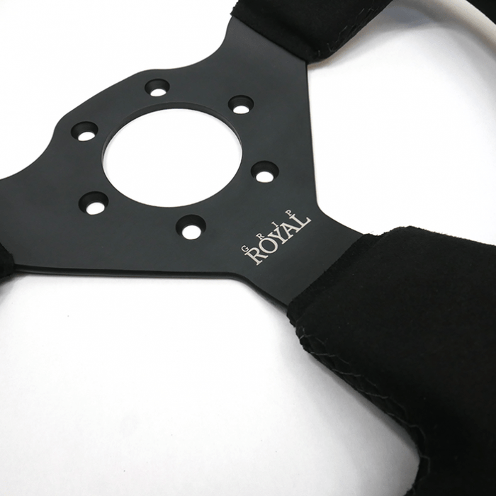 Grip Royal Spade 330mm Deep Dish Steering Wheel w/ Suede Grip - GRSW - SPD - S - Subimods.com