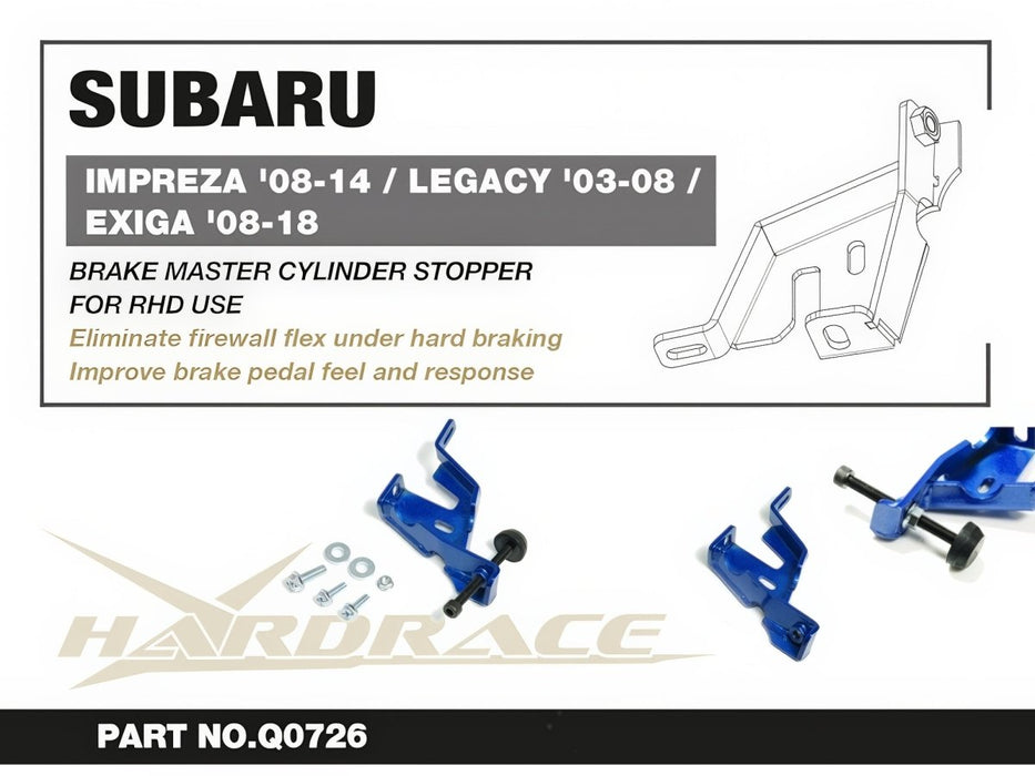 Hardrace Brake Master Cylinder Stopper RHD 2003-2008 Legacy/Outback - HR-Q0726 - Subimods.com