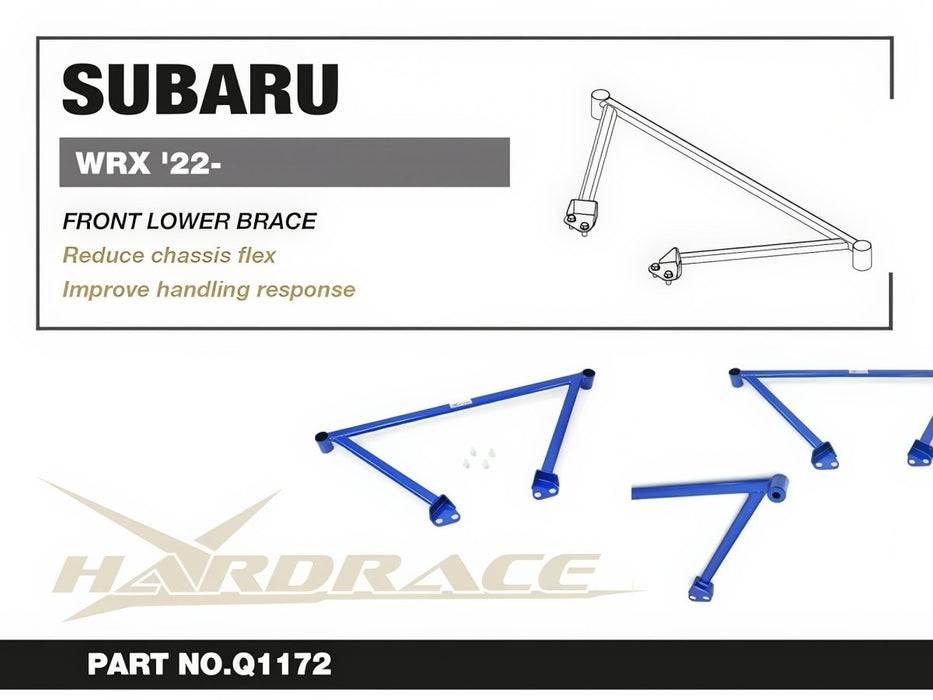Hardrace Front Lower 4 Points Brace 2022-2026 WRX - HR-Q1172 - Subimods.com