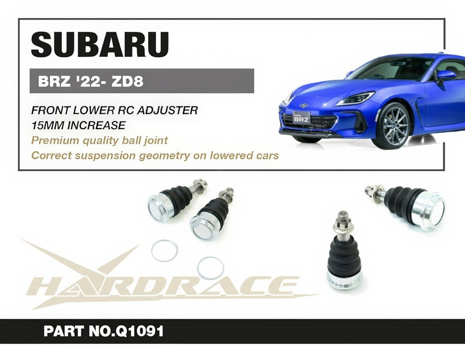 Hardrace Front Roll Center Adjuster +15mm 2022-2026 BRZ - HR-Q1091 - Subimods.com