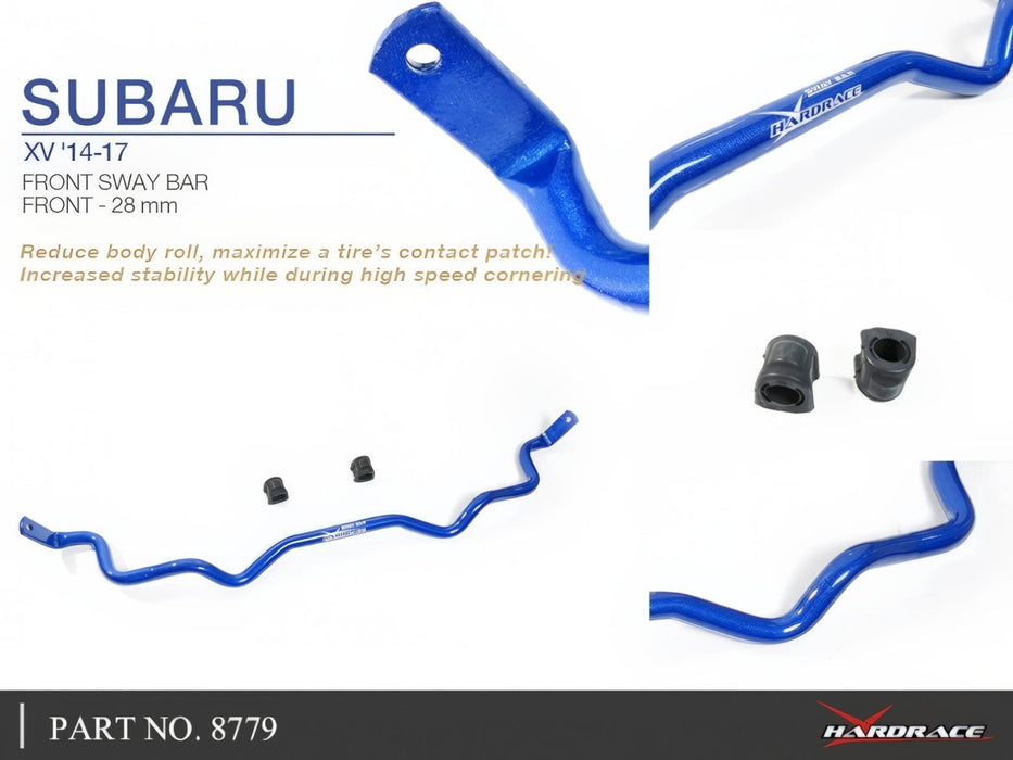 Hardrace Front Swaybar 28mm 2013-2017 Crosstrek - HR-8779 - Subimods.com