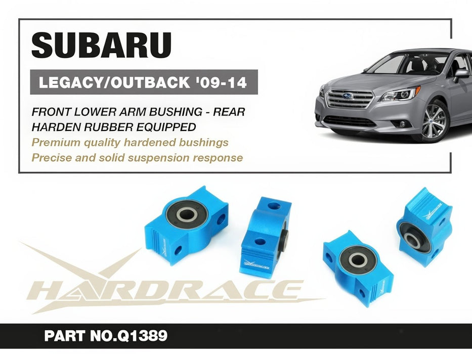 Hardrace Hardened Rubber Front Lower Arm Bushing Rear 2014-2020 Legacy/Outback - HR-Q1389 - Subimods.com