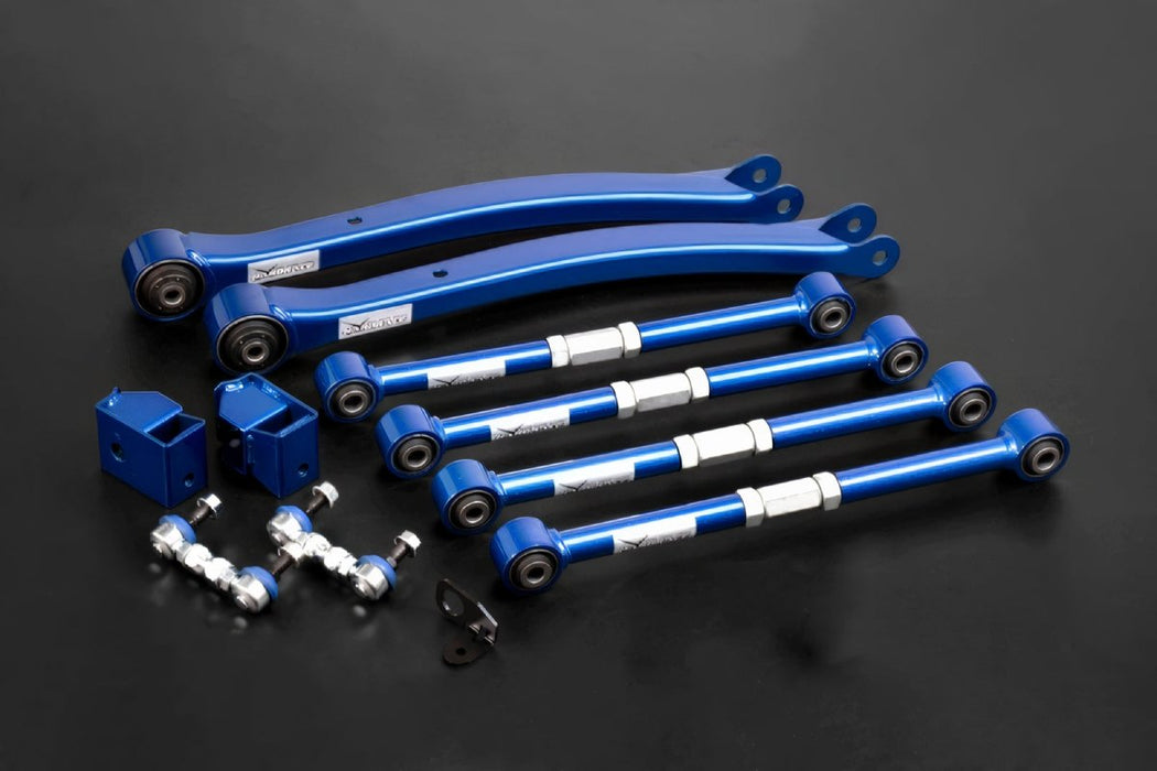 Hardrace Hardened Rubber Rear Adjustable Arms 10-Piece Fits Most Subaru Models - HR-6155 - Subimods.com