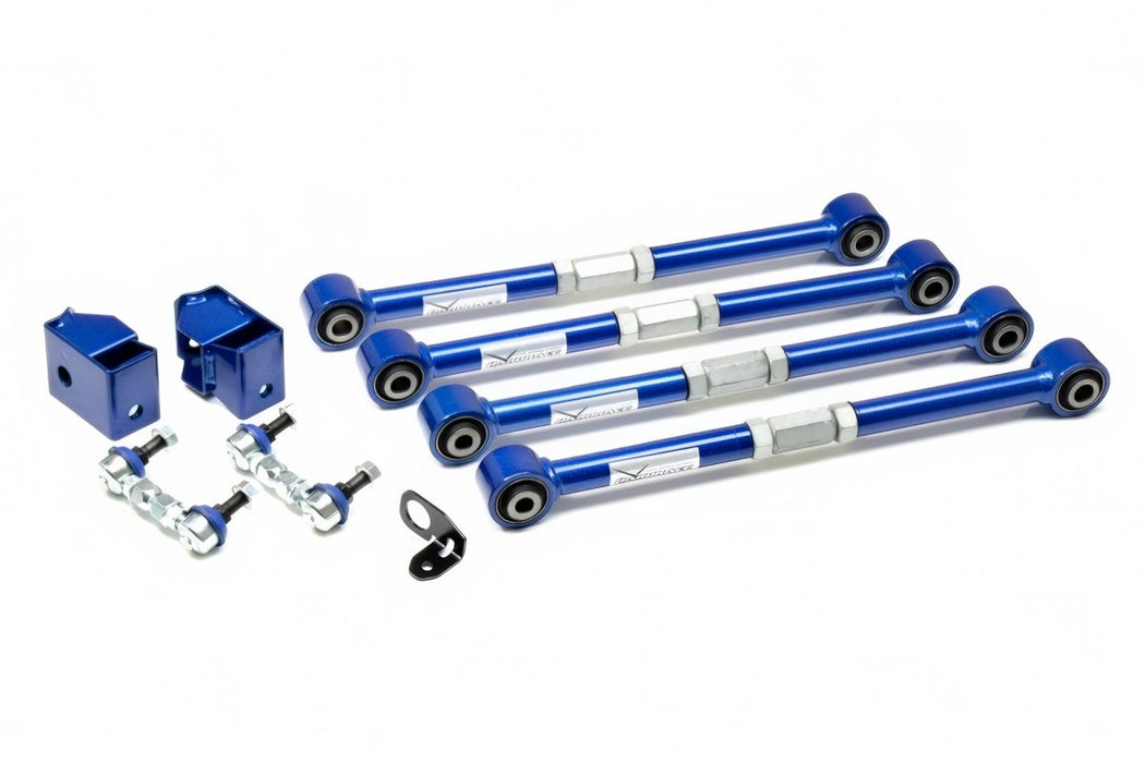Hardrace Hardened Rubber Rear Adjustable Lateral Arms 8-Piece 1995-1998 Legacy / 1996-1998 Outback / 2002-2007 WRX/STI - HR-6158 - Subimods.com