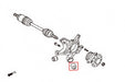 Hardrace Hardened Rubber Rear Knuckle Bushing Trailing Arm Side Fits Most Subaru Models - HR-7605 - Subimods.com