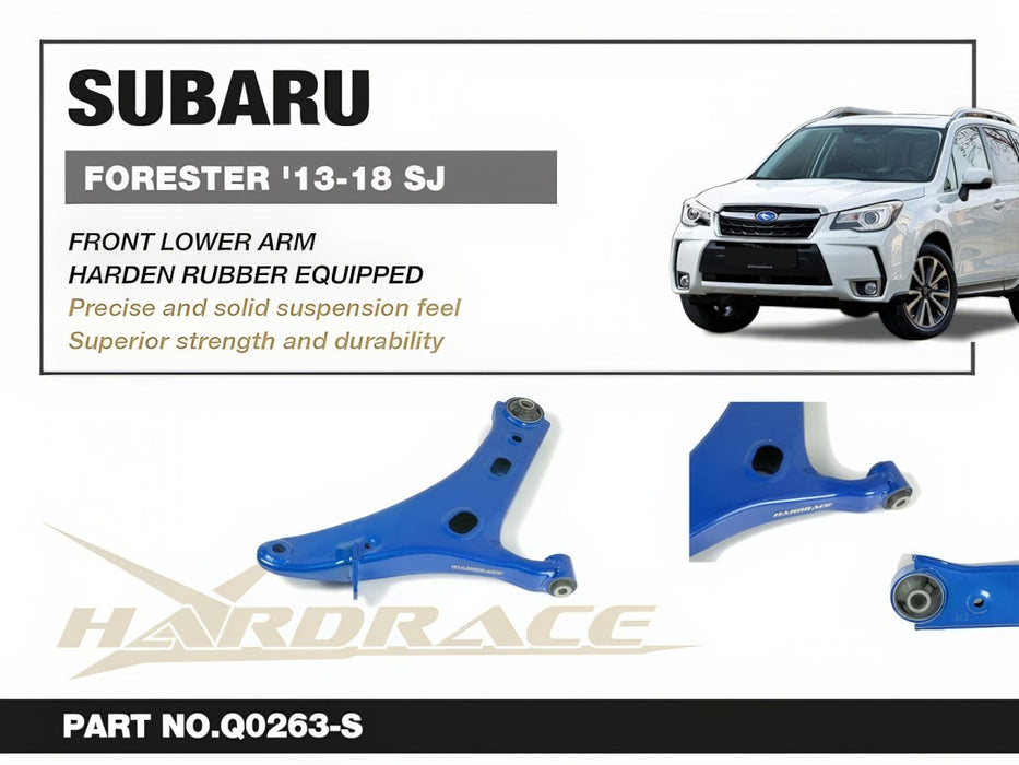 Hardrace Hardened Rubber Street Front Lower Arm 2013-2018 Forester - HR-Q0263-S - Subimods.com