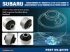 Hardrace Hardened Rubber Street Front Lower Arm Bushing Big Fits Most Subaru Models - HR-Q0599 - Subimods.com