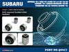 Hardrace Hardened Rubber Street Front Lower Arm Bushing Fits Most Subaru Models - HR-Q0627 - Subimods.com