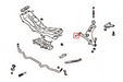 Hardrace Pillow Ball Front Lower Arm Bushing Small Fits Most Subaru Models - HR-7511 - Subimods.com