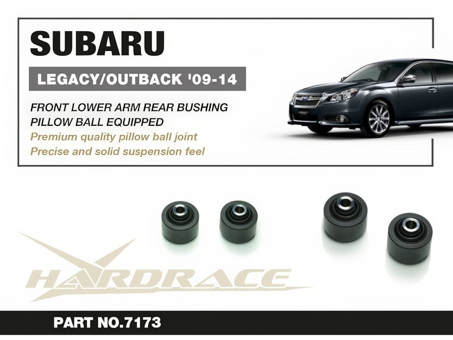 Hardrace Pillow Ball Front Lower Arm Rear Bushing Big 2009-2014 Legacy/Outback - HR-7173 - Subimods.com
