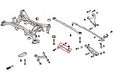 Hardrace Pillow Ball Rear Toe Control Arm Fits Most Subaru Models - HR-6753 - Subimods.com