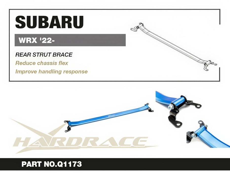 Hardrace Rear Strut Brace 2022-2026 WRX - HR-Q1173 - Subimods.com