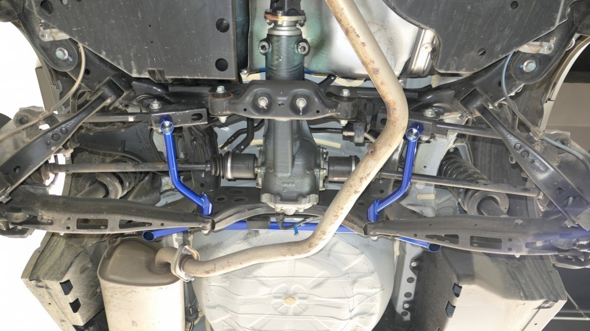 Hardrace Rear Subframe Brace 2017-2022 Crosstrek / 2017-2023 Impreza / 2018-2023 Forester - HR-Q0217 - Subimods.com