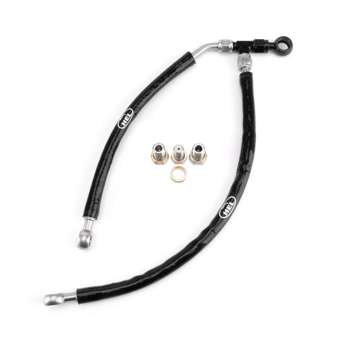 HEL Performance Braided AVCS Replacement Lines For Use w/ OEM Turbo 2006 - 2014 WRX / 2004 - 2021 STI / 2005 - 2009 Legacy GT / 2004 - 2008 Forester XT - HEL - OF34 - Subimods.com