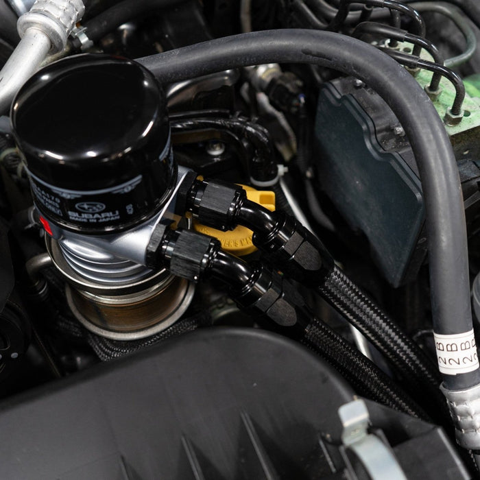 HEL Performance Oil Cooler Kit Road / Track w/ Black Lines 2022 - 2025 BRZ - HEL - HOCK - SUB - 006 - Subimods.com