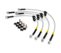 HEL Performance Stainless Steel Brake Line Kit Black Carbon Fiber 2022 - 2024 BRZ / GR86 w/ Steel Caliper - HEL - TOY - 4 - 156 - CF - Subimods.com