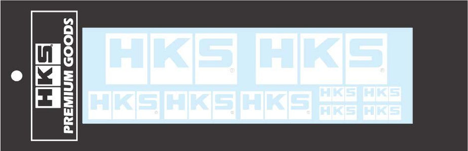 Hks Window Sticker HKS 2024 Series White Sticker Pack for Subaru WRX STI — Subimods.com