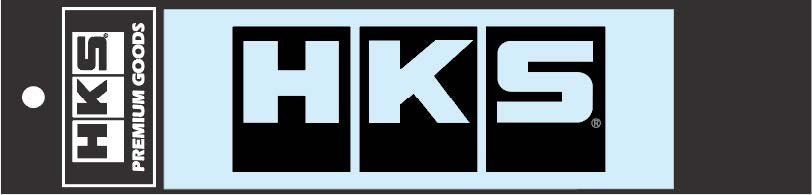 HKS 2024 Series Logo Sticker W135 Black - 51003 - AK149 - Subimods.com