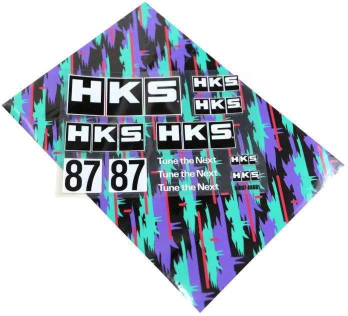 HKS 2025 Series Multi Sticker Pack w/ Oil Color Sticker - 51007 - AK681 - Subimods.com