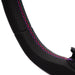 HKS Direct Fit Steering Wheel Black Smooth Leather w/ Perforated Grip, Oil Slick Stitching, and Embroidered HKS Logo 2017 - 2025 BRZ / 2022 - 2025 GR86 / 2017 - 2020 GT86 - 51999-AT004 - Subimods.com