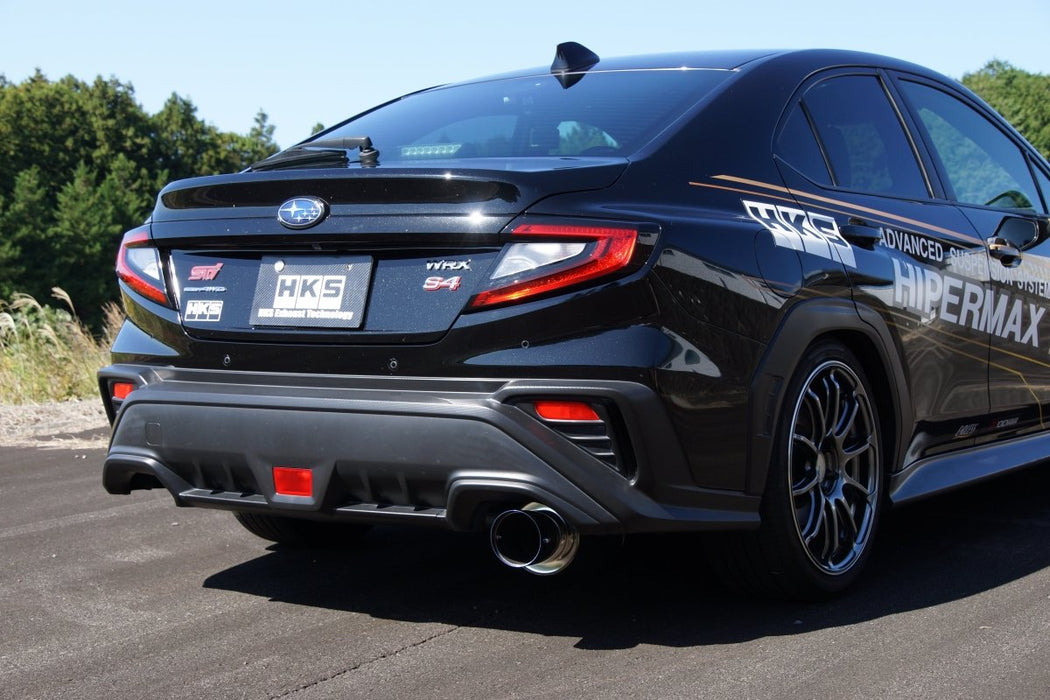 HKS Hi - Power Single Exit Axle Back 2022 - 2026 WRX - 31006-BF002 - Subimods.com