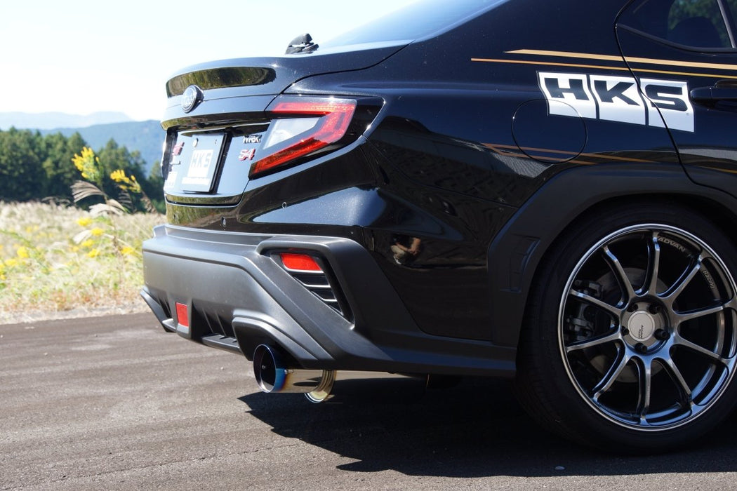 HKS Hi - Power Single Exit Axle Back 2022 - 2026 WRX - 31006-BF002 - Subimods.com