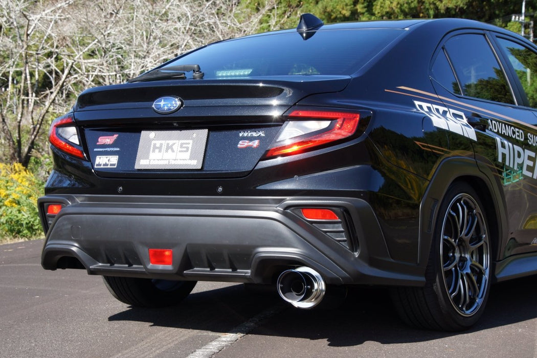 HKS Hi - Power Single Exit Axle Back 2022 - 2026 WRX - 31006-BF002 - Subimods.com