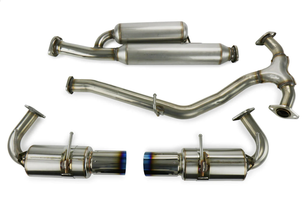 HKS Hi - Power SPEC - L Catback Exhaust w/ Titanium Tips 2013 - 2021 BRZ / 2013 - 2016 FRS / 2017 - 2021 86 - 32016-BT001 - Subimods.com
