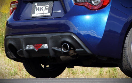 HKS Hi - Power SPEC - L II Catback Cup Series Single Exit Exhaust w/ Titanium Tip 2013 - 2021 BRZ / 2013 - 2016 FRS / 2017 - 2021 GT86 - 32016 - AT131 - Subimods.com