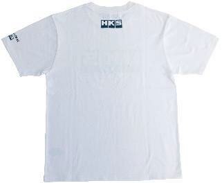 HKS OG Logo Shirt White w/ Black Logo - 51007 - AK628 - Subimods.com