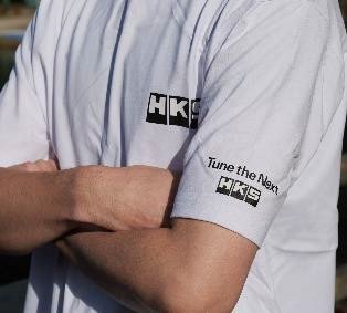 HKS Power and Sports Shirt White - 51007 - AK638 - Subimods.com