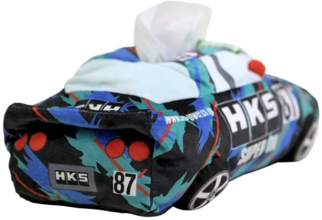 HKS Racing Car Tissue Holder w/ Oil Color Design - 51007 - AK596 - Subimods.com