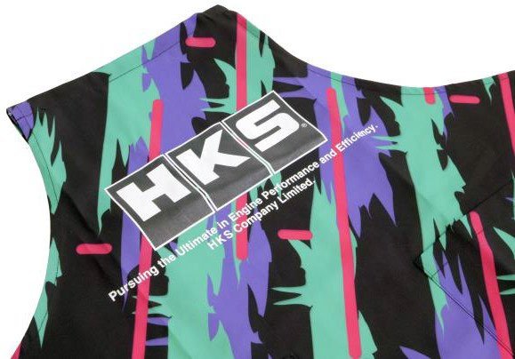 HKS Shop Apron w/ Oil Color Design - 51007 - AK672 - Subimods.com
