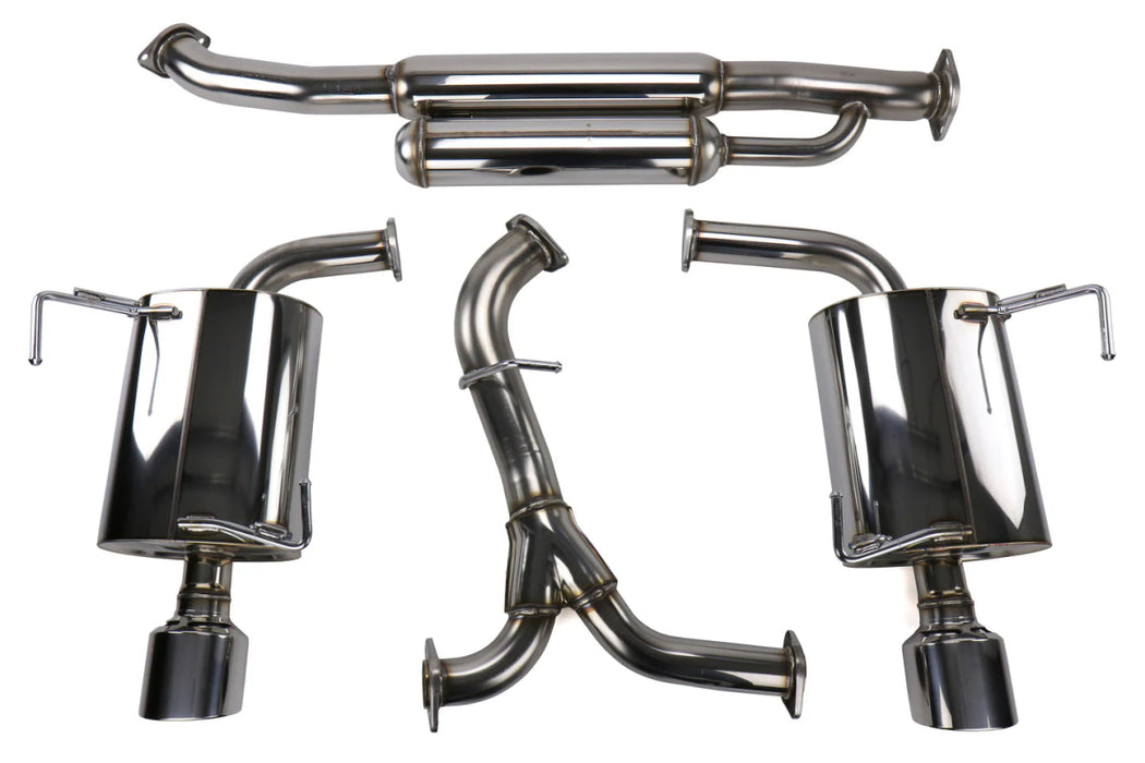HKS Super Turbo Dual Stainless Steel Tip Catback Exhaust 2015 - 2021 STI - 31029-AF011 - Subimods.com