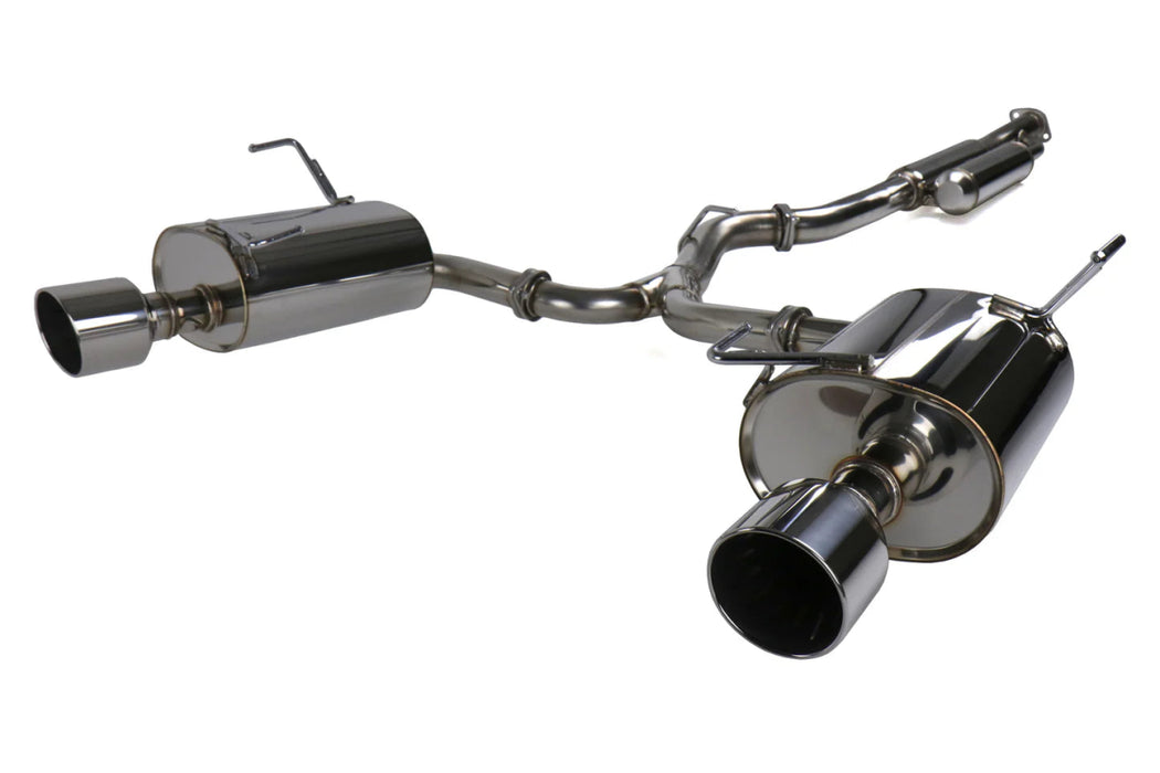 HKS Super Turbo Dual Stainless Steel Tip Catback Exhaust 2015 - 2021 STI - 31029-AF011 - Subimods.com