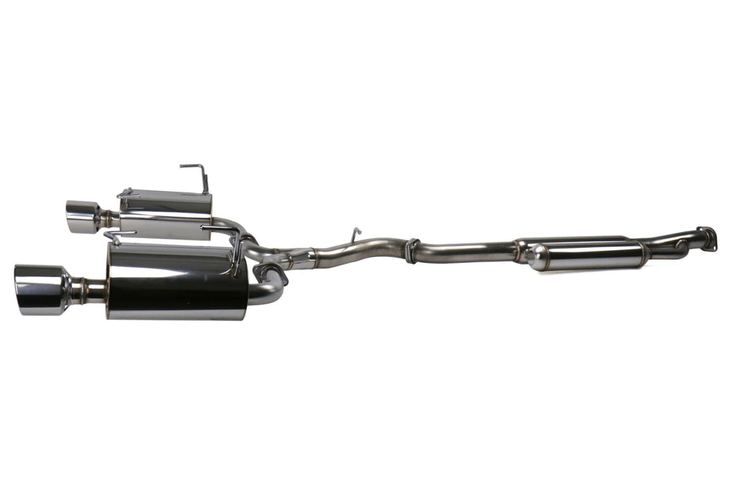 HKS Super Turbo Dual Stainless Steel Tip Catback Exhaust 2015 - 2021 STI - 31029-AF011 - Subimods.com