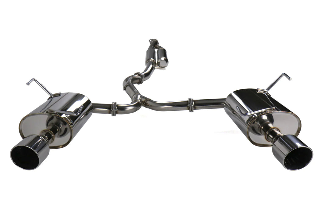 HKS Super Turbo Dual Stainless Steel Tip Catback Exhaust 2015 - 2021 STI - 31029-AF011 - Subimods.com