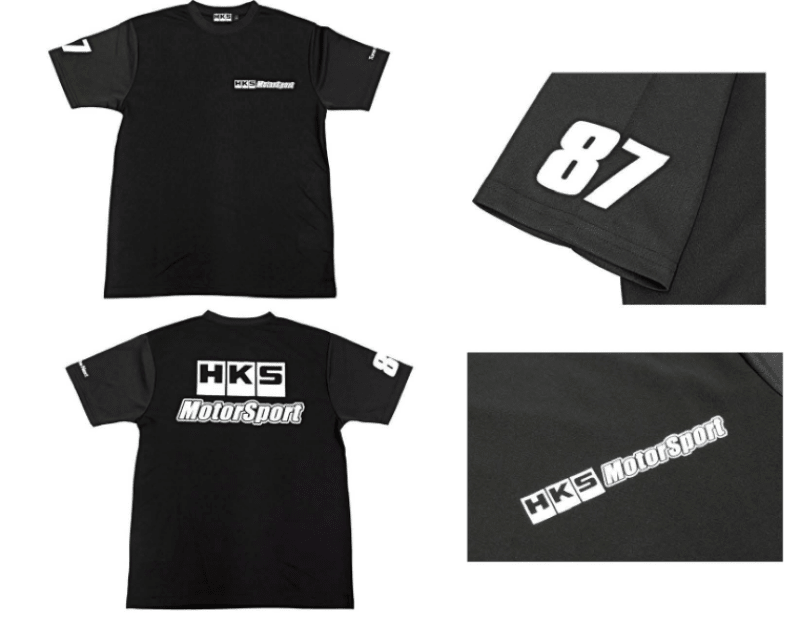 HKS T-Shirt Motorsport V2 L - 51007-AK742 - Subimods.com