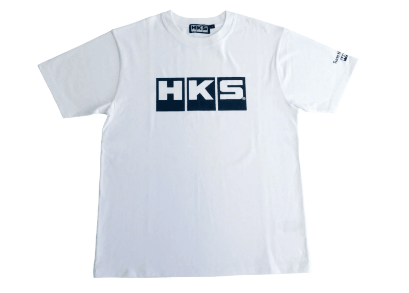 HKS T-Shirt White 2L - 51007-AK630 - Subimods.com