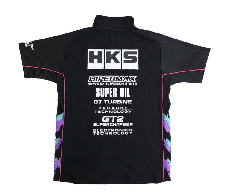 HKS Team Half Zip Polo Shirt 2025 2L - 51007-AK699 - Subimods.com