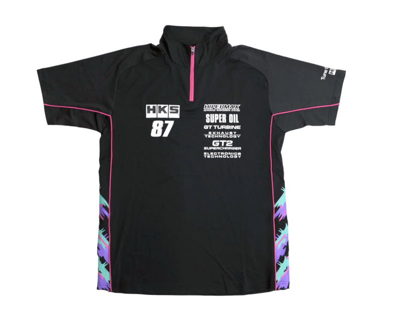 HKS Team Half Zip Polo Shirt 2025 2L - 51007-AK699 - Subimods.com
