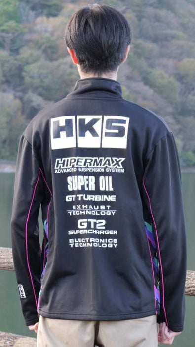 HKS Team Jacket 2025 Series Black - 51007 - AK702 - Subimods.com