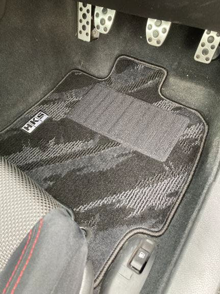 HKS Tufted Series Monotone Oil Color Floor Mat Set (LHD) 2013 - 2021 BRZ / 2013 - 2016 FRS / 2017 - 2021 86 - 53001 - AT043 - Subimods.com