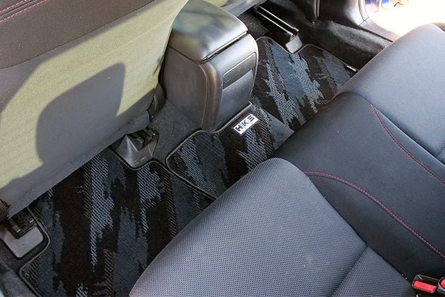 HKS Tufted Series Monotone Oil Color Floor Mat Set (LHD) 2015 - 2021 WRX / 2015 - 2021 STI - 53001 - AF008 - Subimods.com