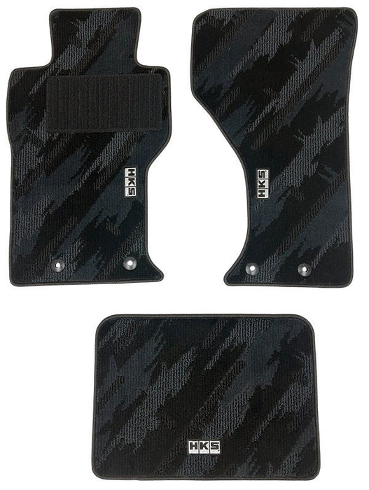 HKS Tufted Series Monotone Oil Color Floor Mat Set (LHD) 2016 - 2025 Miata - 53001 - AZ013 - Subimods.com