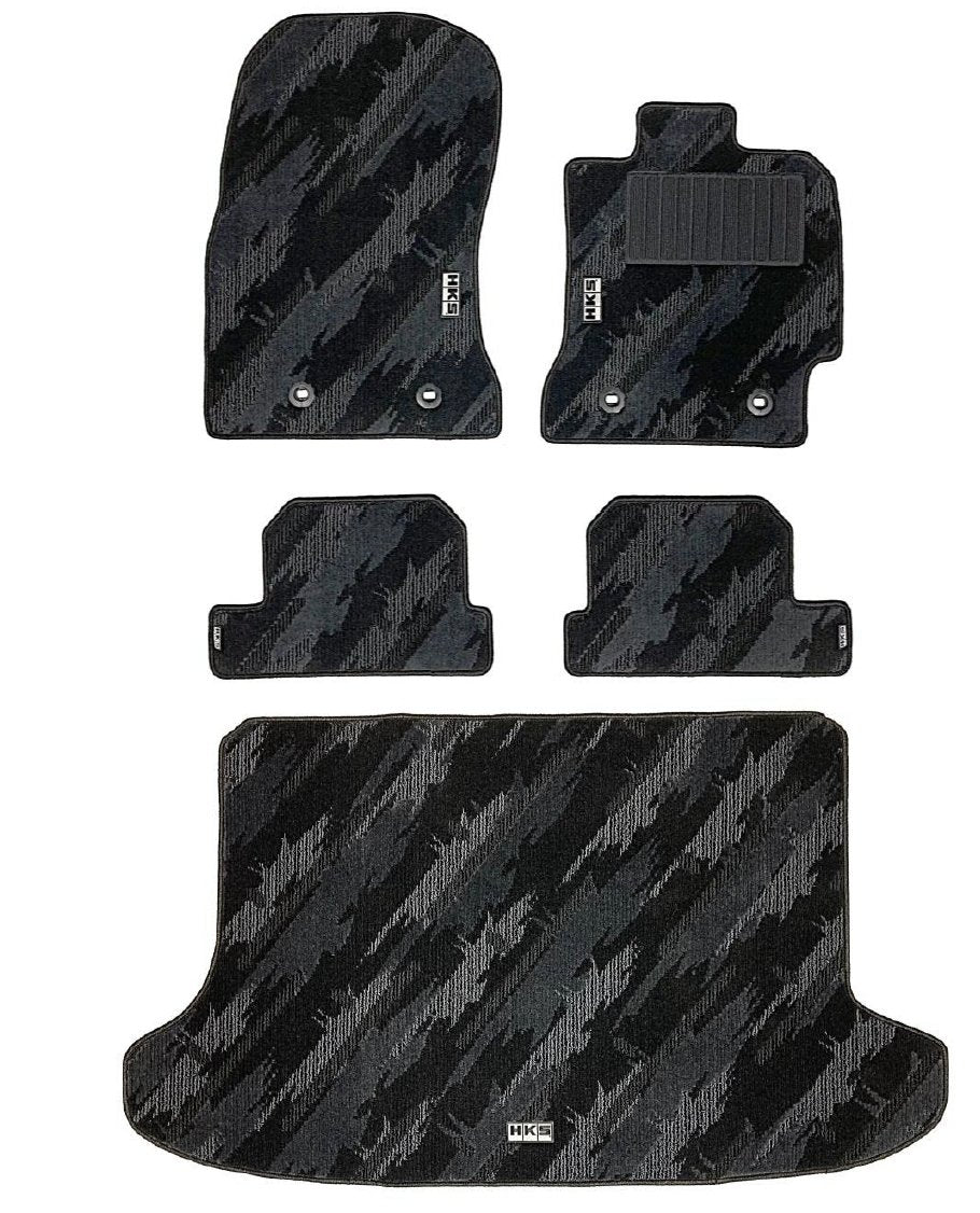 HKS Tufted Series Monotone Oil Floor Mats for BRZ / GR86