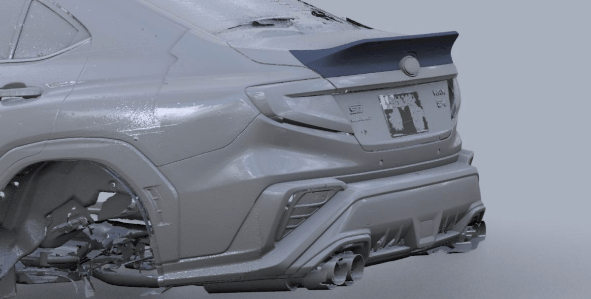 HKS Type - S Ducktail Spoiler 2022 - 2026 WRX - 53004-AF005 - Subimods.com